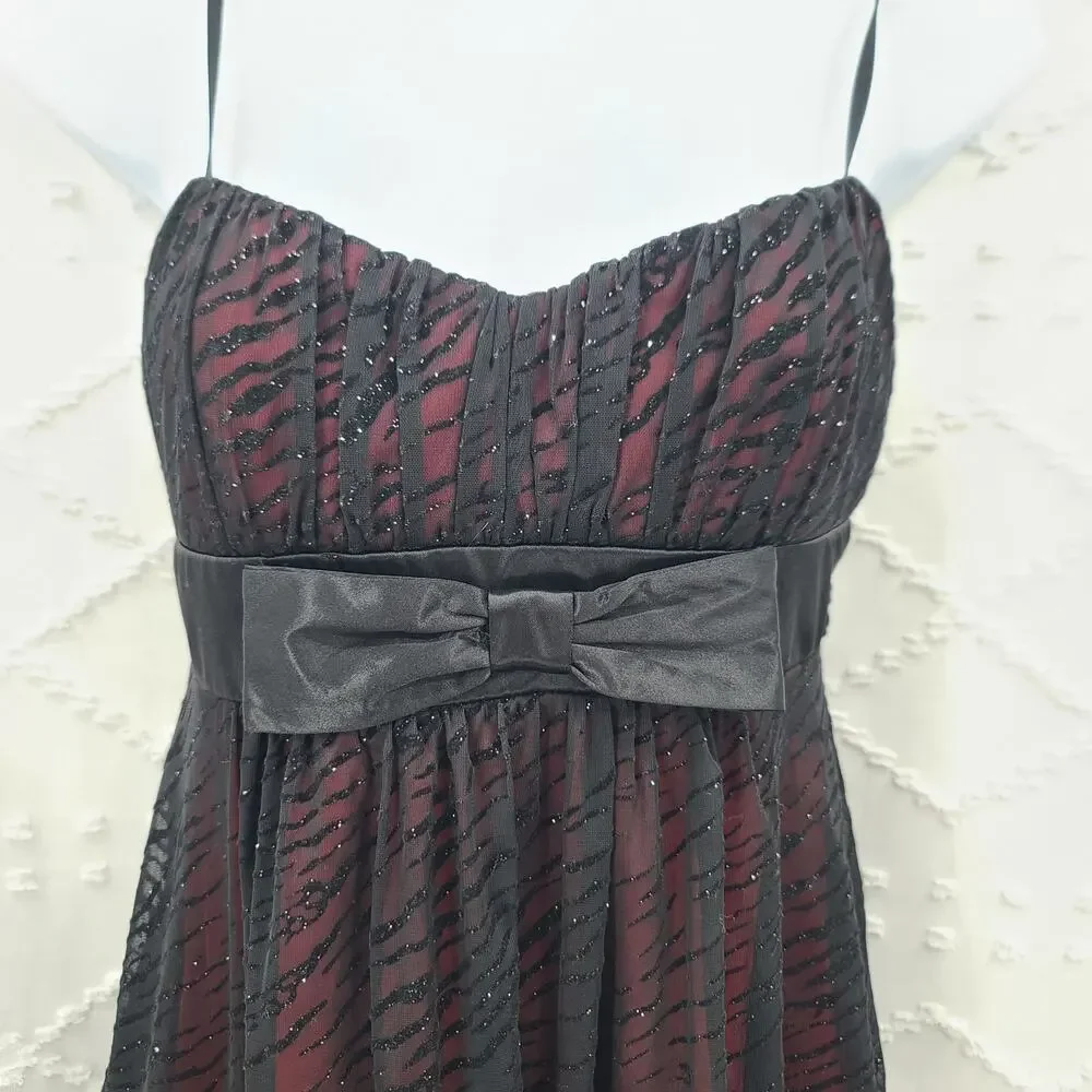 Ruby Rox Vintage Y2K Sparkling Fairy grunge dress SZ Small whimsigoth Party Red - Picture 6 of 12